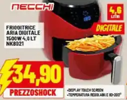 Risparmio Casa Friggitrice aria digitale 1500w nk8021 offerta