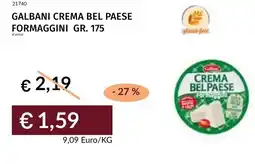 Prezzemolo e Vitale Galbani crema bel paese formaggini offerta