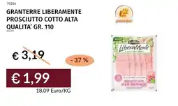 Prezzemolo e Vitale Granterre liberamente prosciutto cotto alta qualita' offerta