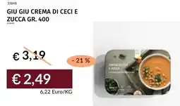 Prezzemolo e Vitale Giu giu crema di ceci e zucca offerta