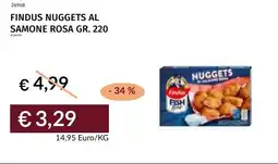 Prezzemolo e Vitale Findus nuggets al samone rosa offerta