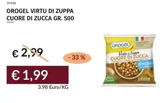 Prezzemolo e Vitale Orogel virtu di zuppa cuore di zucca offerta