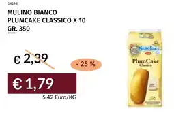 Prezzemolo e Vitale Mulino bianco plumcake classico x 10 offerta
