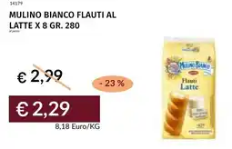 Prezzemolo e Vitale Mulino bianco flauti al latte x 8 offerta