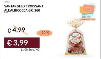 Prezzemolo e Vitale Santangelo croissant all'albicocca offerta