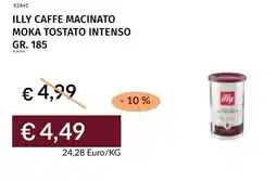 Prezzemolo e Vitale Illy caffe macinato moka tostato intenso offerta