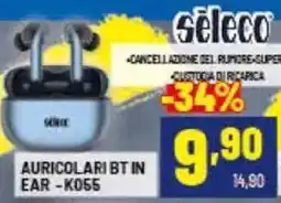 Risparmio Casa séleco AURICOLARI BT IN EAR-K055 offerta