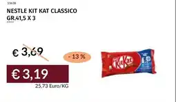 Prezzemolo e Vitale Nestle kit kat classico offerta