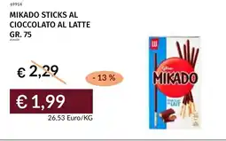 Prezzemolo e Vitale Mikado sticks al cioccolato al latte offerta