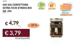 Prezzemolo e Vitale Giu giu confettura extra fichi d'india bio offerta