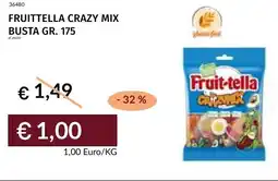 Prezzemolo e Vitale Fruittella crazy mix busta offerta