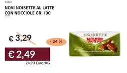 Prezzemolo e Vitale Novi noisette al latte con nocciole offerta