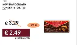 Prezzemolo e Vitale Novi mandorlato fondente offerta