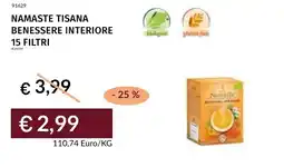 Prezzemolo e Vitale Namaste tisana benessere interiore 15 filtri offerta