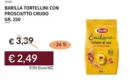 Prezzemolo e Vitale Barilla tortellini con prosciutto crudo offerta
