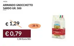 Prezzemolo e Vitale Armando gnocchetto sardo offerta