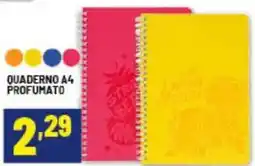 Risparmio Casa Quaderno A4 profumato offerta