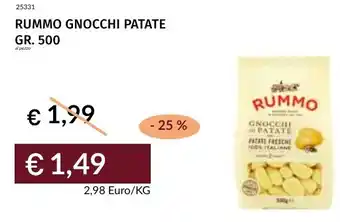 Prezzemolo e Vitale Rummo gnocchi patate offerta