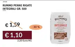 Prezzemolo e Vitale Rummo penne rigate integrali offerta