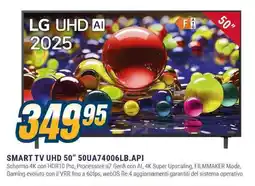 Sinergy LG SMART TV UHD 50" 50UA74006LB.API offerta