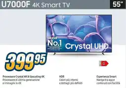 Sinergy SAMSUNG U7000F 4K Smart TV offerta
