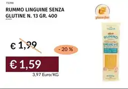 Prezzemolo e Vitale Rummo linguine senza glutine N. 13 offerta