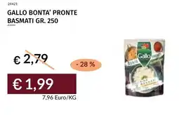 Prezzemolo e Vitale Gallo bonta' pronte basmati offerta