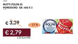 Prezzemolo e Vitale Mutti polpa di pomodoro offerta