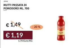 Prezzemolo e Vitale Mutti passata di pomodoro offerta
