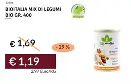 Prezzemolo e Vitale Bioitalia mix di legumi bio offerta