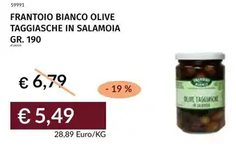 Prezzemolo e Vitale Frantoio bianco olive taggiasche in salamoia offerta