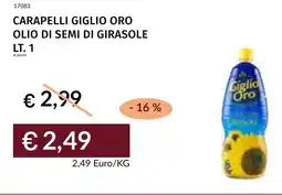 Prezzemolo e Vitale Carapelli giglio oro olio di semi di girasole offerta