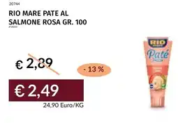 Prezzemolo e Vitale Rio mare pate al salmone rosa offerta