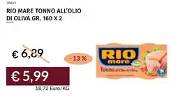 Prezzemolo e Vitale Rio mare tonno all'olio di oliva offerta