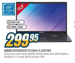 Sinergy ASUS NOTEBOOK E510KA-EJ587WS offerta