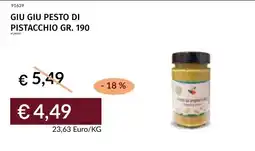 Prezzemolo e Vitale Giu giu pesto di pistacchio offerta