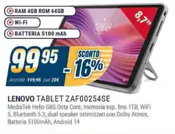 Sinergy LENOVO TABLET ZAF00254SE offerta