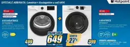 Sinergy Hotpoint ASCIUGATRICE HPT83DBSIT + LAVATRICE NF86WKIT offerta