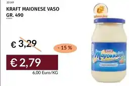Prezzemolo e Vitale Kraft maionese vaso offerta