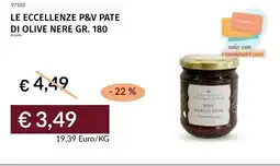 Prezzemolo e Vitale Le eccellenze p&v pate di olive nere offerta