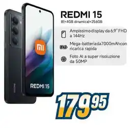 Sinergy Xiaomi REDMI 15 offerta