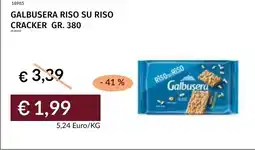 Prezzemolo e Vitale Galbusera riso su riso cracker offerta
