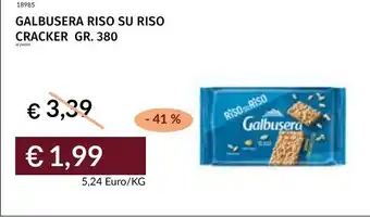 Prezzemolo e Vitale Galbusera riso su riso cracker offerta