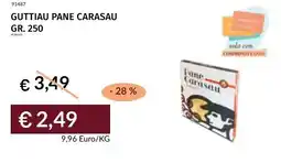 Prezzemolo e Vitale Guttiau pane carasau offerta