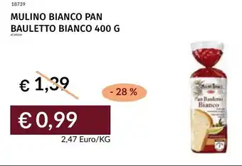 Prezzemolo e Vitale Mulino bianco pan bauletto bianco offerta