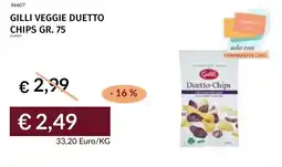 Prezzemolo e Vitale Gilli veggie duetto chips offerta
