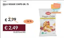Prezzemolo e Vitale Gilli veggie chips offerta