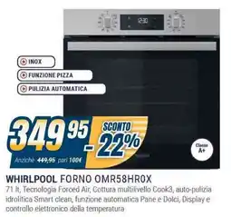 Sinergy WHIRLPOOL FORNO OMR58HROX offerta