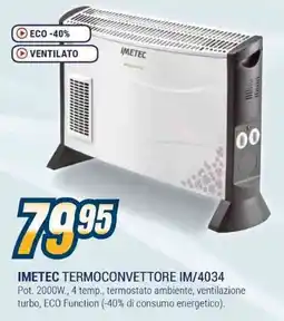 Sinergy IMETEC TERMOCONVETTORE IM/4034 offerta