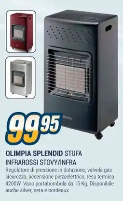 Sinergy Olimpia splendid stufa infrarossi stovy/infra offerta